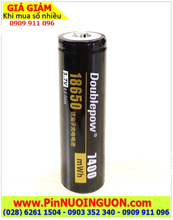 DoublePow 18650-7400mWh, Pin sạc 18650 lithium Li-ion 3.7v DoublePow 18650-7400mWh (=4600mAh)